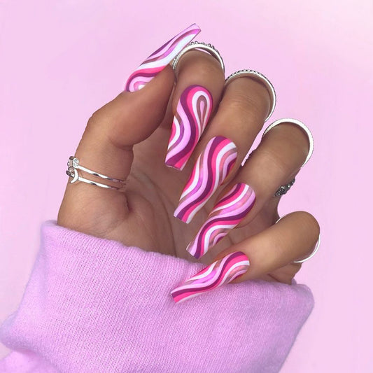 Detachable Artistic Wearable Finished Fake Nails Fingernails Press On Nails Tips