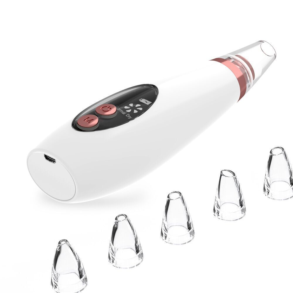 Blackhead Pore Vacuum Cleaner and Remover Button Face Suction